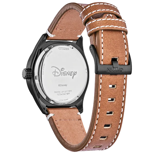 Au Maison Batter's Up Mickey Brown Dial Leather Strap BV1089-05W