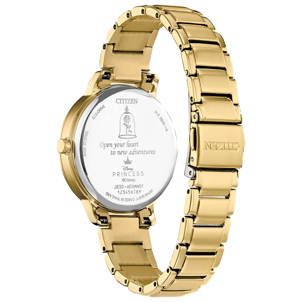 Au Maison Belle And Beast Gold-Tone Dial Stainless Steel Bracelet FE7048-51D