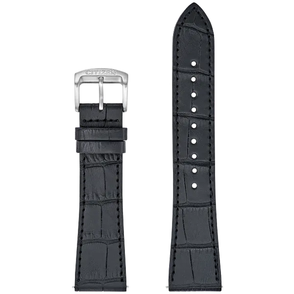 au maison Black Croc-Embossed Leather Strap Dial 59-009VJ-05