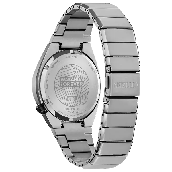 Au Maison Black Panther Black Dial Super Titanium Bracelet AW1668-50W