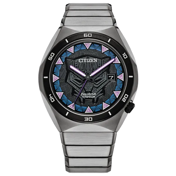 au maison Black Panther Black Dial Super Titanium Bracelet AW1668-50W