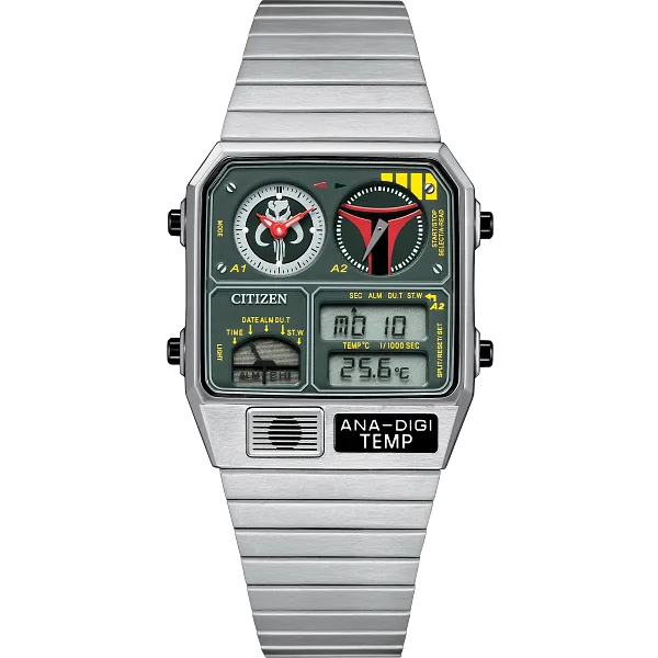 au maison Boba Fett Green Dial Stainless Steel Bracelet JG2110-51W