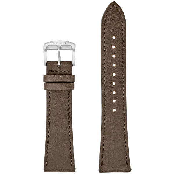 au maison Brown Textured Leather Strap Dial 59-009VJ-02