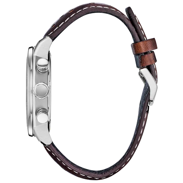 Au Maison Brycen - Men's Eco-Drive CA0648-09L Blue Face Orange Watch