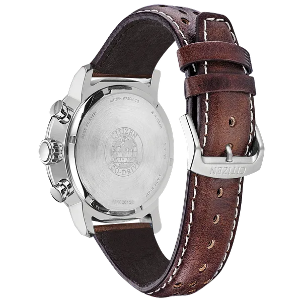 Au Maison Brycen - Men's Eco-Drive CA0648-09L Blue Face Orange Watch