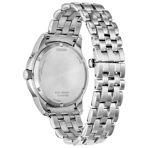 Au Maison Calendrier Salmon Dial Stainless Steel Bracelet BU0080-52X