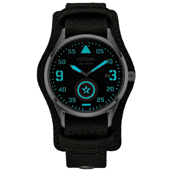 Au Maison Captain America Forever Black Dial CORDURA® Strap BV1140-00W