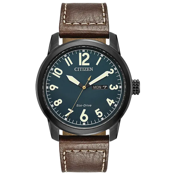 au maison Chandler - Men's Eco-Drive BM8478-01L Dark Blue Dial Watch