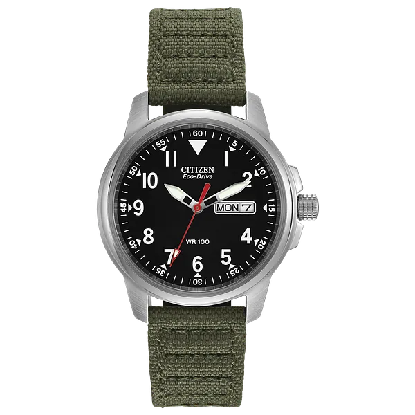 au maison Chandler - Men's Eco-Drive Stainless Steel Watch BM8180-03E