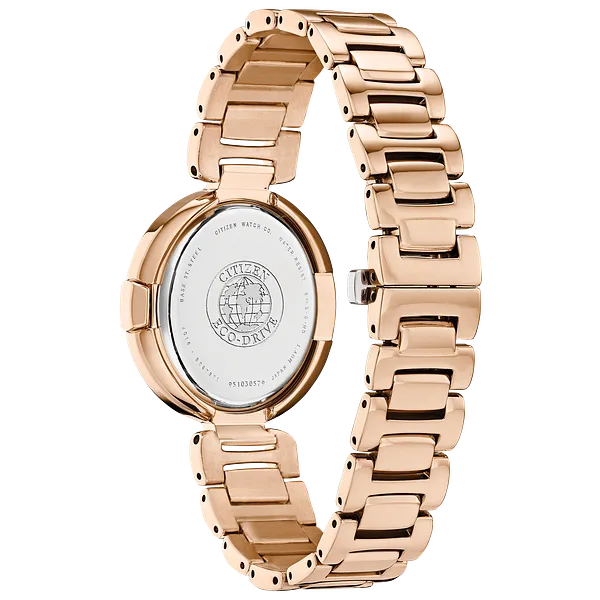 Au Maison Citizen Capella Ladies Eco-Drive Pink Gold Watch