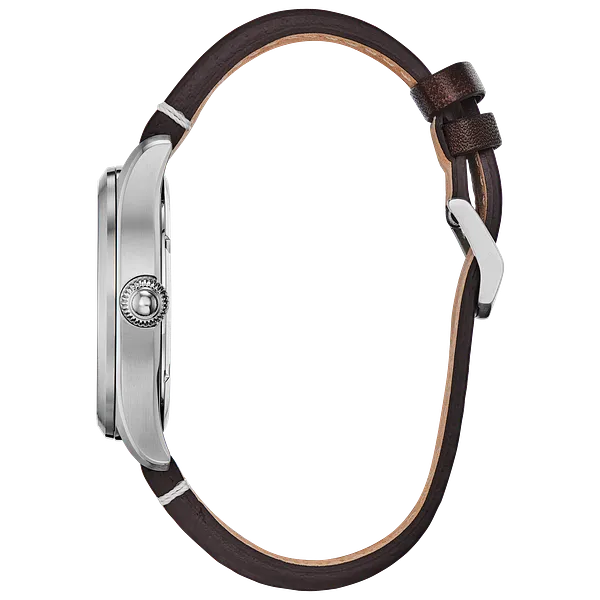 Au Maison Citizen Garrison Eco-Drive Green Dial Stainless Steel Watch