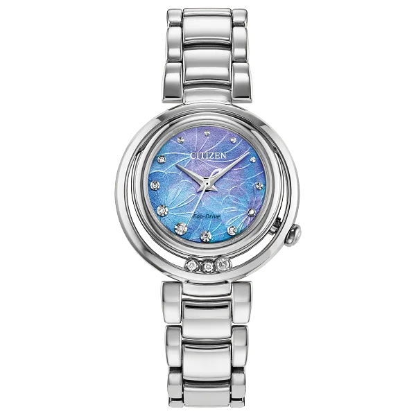 au maison Citizen L Arcly Blue Dial Stainless Steel Bracelet EM1110-56N