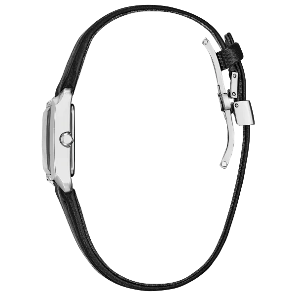 Au Maison Citizen L Bianca Black Dial Apple Leather Strap EW5600-01E