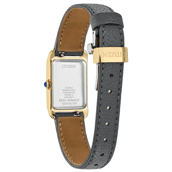 Au Maison Citizen L Bianca Gold-Tone Dial Apple Leather Strap EW5622-09P