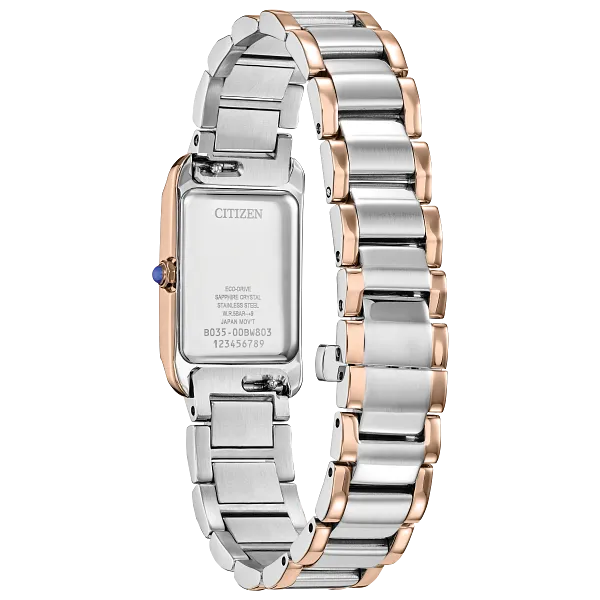 Au Maison Citizen L Bianca Pink Dial Stainless Steel Bracelet EW5624-54Y