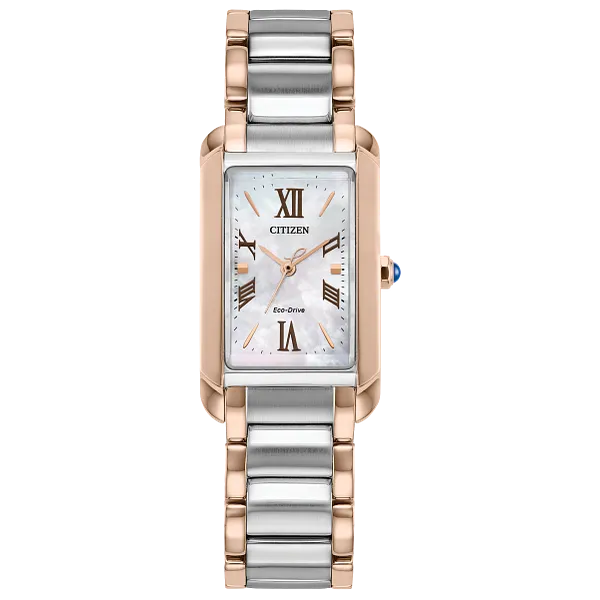 au maison Citizen L Bianca Pink Dial Stainless Steel Bracelet EW5624-54Y