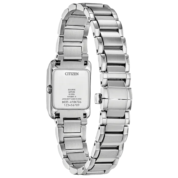 Au Maison Citizen L Bianca White Dial Stainless Steel Bracelet EW5600-52D