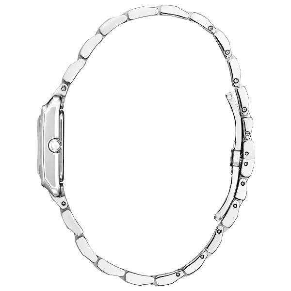 Au Maison Citizen L Bianca White Dial Stainless Steel Bracelet EW5600-52D