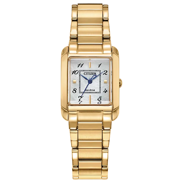 au maison Citizen L Bianca White Dial Stainless Steel Bracelet EW5602-57D