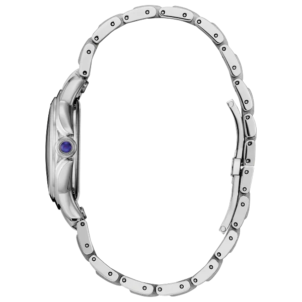 Au Maison Citizen L Ceci Black Dial Stainless Steel Bracelet EM1160-58E