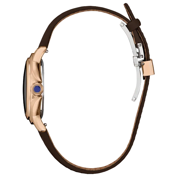 Au Maison Citizen L Ceci Brown Dial Apple Leather Strap EM1163-09X