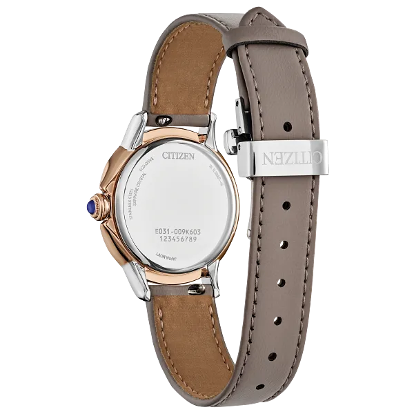 Au Maison Citizen L Ceci Taupe Dial Eco-Pet Strap EM1166-01Z