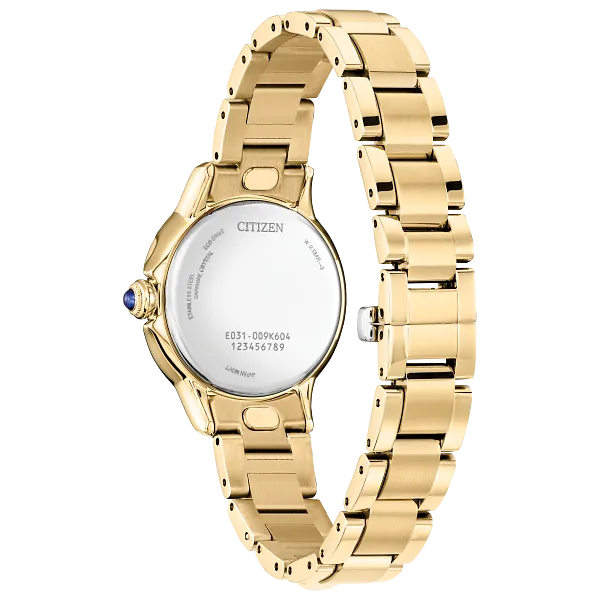 Au Maison Citizen L Ceci White Dial Stainless Steel Bracelet EM1162-52A