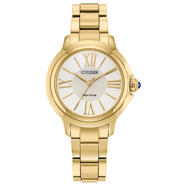 au maison Citizen L Ceci White Dial Stainless Steel Bracelet EM1162-52A