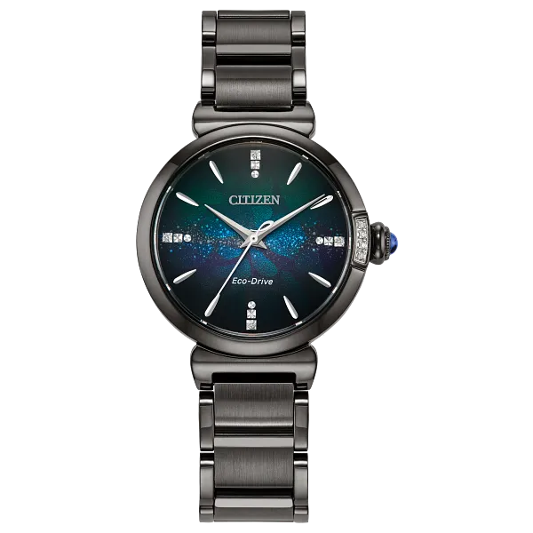 au maison Citizen L Mae Blue Dial Stainless Steel Bracelet EM1067-53E