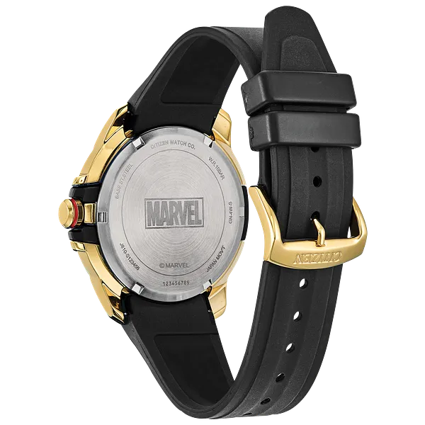 Au Maison Citizen Marvel Avengers Eco-Drive Gold Stainless Steel Watch