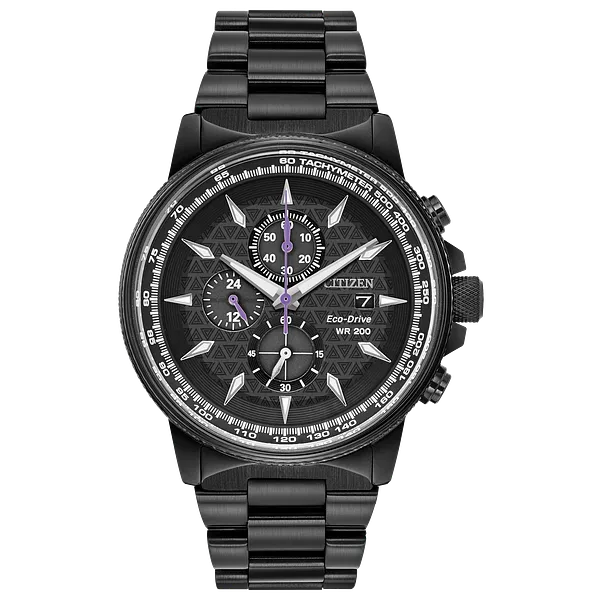 au maison Citizen Marvel Black Panther Eco-Drive Black Watch