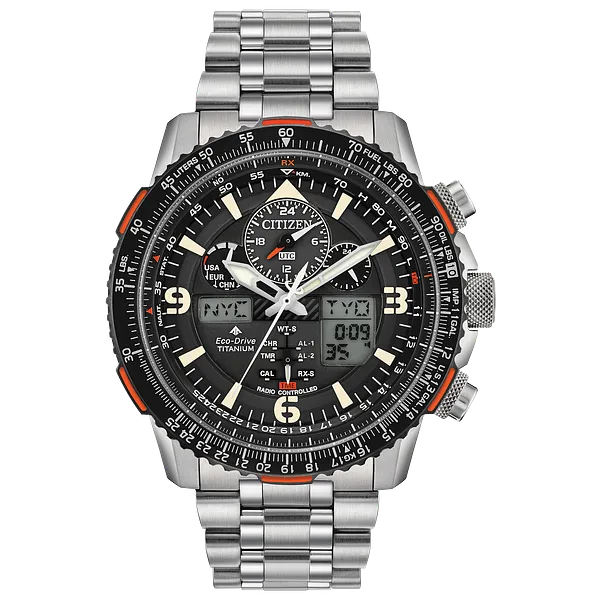au maison Citizen Promaster Skyhawk A-T Eco-Drive Black Titanium Watch