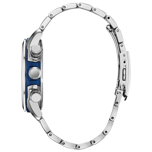 Au Maison Citizen Spider-Man Eco-Drive Blue Dial Stainless Steel Watch