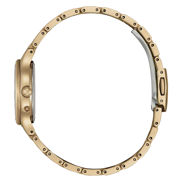 Au Maison Citizen XC White Dial Super Titanium With Duratect Amber Yellow Bracelet ES9492-57D