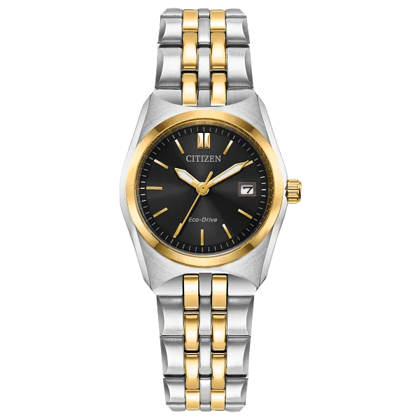 au maison Corso Black Dial Stainless Steel Bracelet EW2299-50E