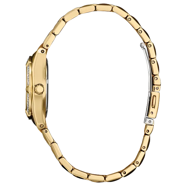 Au Maison Corso Diamond Black Dial Stainless Steel Bracelet EW2712-55E