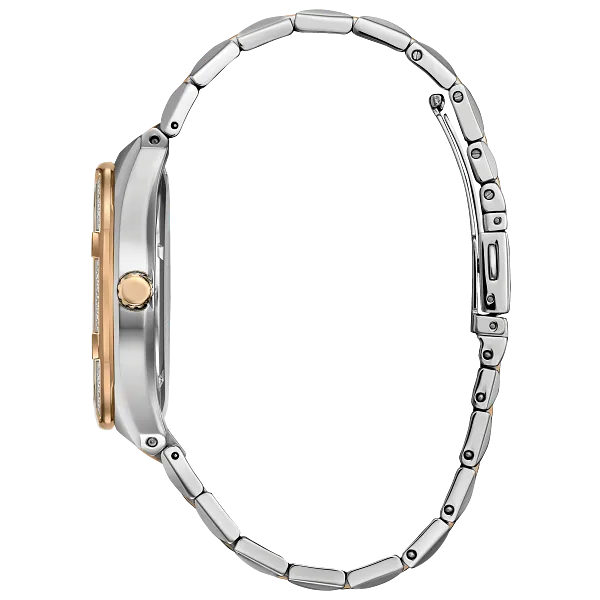 Au Maison Corso Diamond Gray Dial Stainless Steel Bracelet BM7646-55H