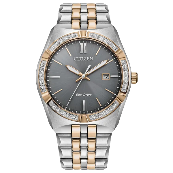 au maison Corso Diamond Gray Dial Stainless Steel Bracelet BM7646-55H