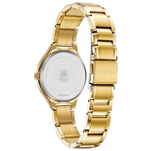 Au Maison Corso - Ladies Eco-Drive FE2102-55A Silver White Dial Watch