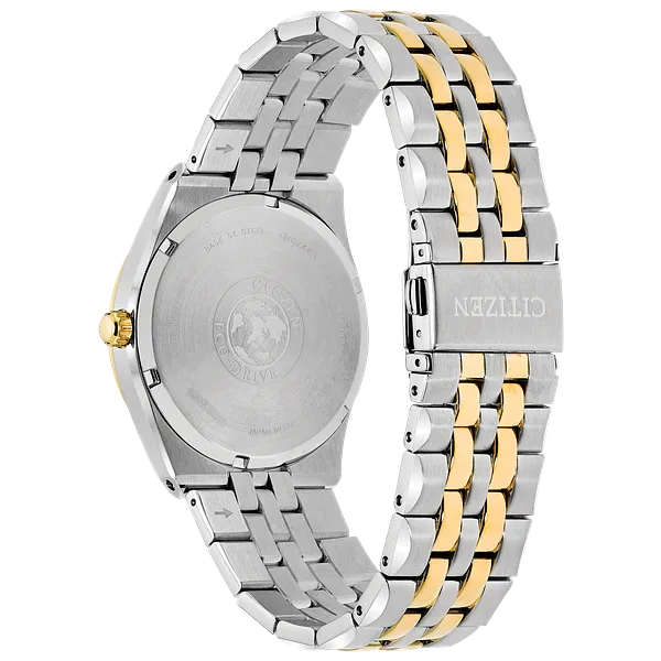 Au Maison Corso - Men's Eco-Drive BM7334-58L Two Tone Blue Dial Watch