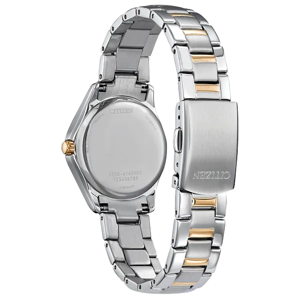 Au Maison Crystal Silver-Tone Dial Stainless Steel Bracelet FE1146-71A