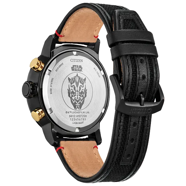 Au Maison Darth Maul Black Dial Nylon & Leather Strap CA0766-02W