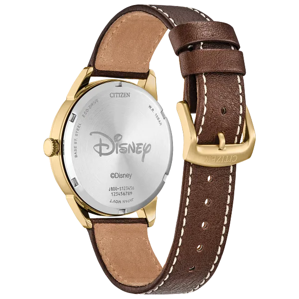 Au Maison Donald Duck And Crew Beige Dial Leather Strap AW0093-04W