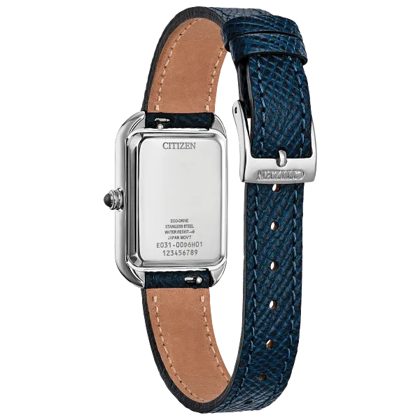 Au Maison Dress Classic Blue Dial Leather Strap EM1190-06L