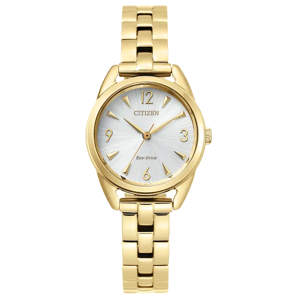 au maison Dress Classic Silver-Tone Dial Stainless Steel Bracelet EM0682-74A