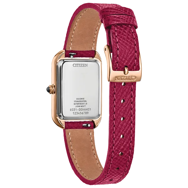 Au Maison Dress Classic White Dial Leather Strap EM1193-08D