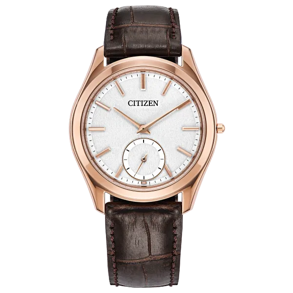 au maison Eco-Drive One White Dial Crocodile Strap AQ5024-07A