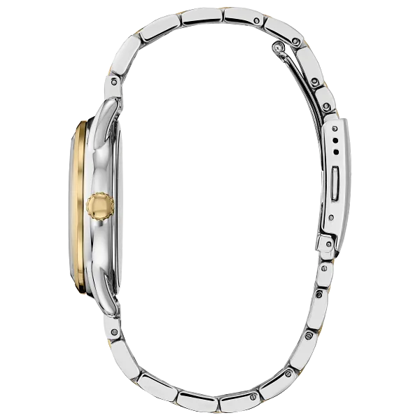Au Maison Empowered Minnie Mouse White Dial Stainless Steel Bracelet FE6084-70W