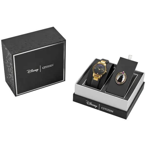 Au Maison Evil Queen Shadow Black Dial Leather Strap GA1082-46W