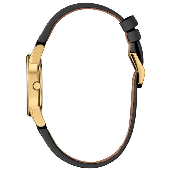 Au Maison Evil Queen Shadow Black Dial Leather Strap GA1082-46W